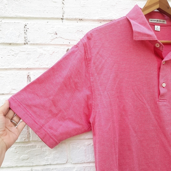 Peter Millar Polo Shirt Golf Size Medium - Picture 3 of 6